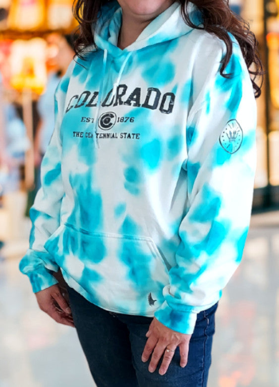 Sportswear Colorado Tie Dye Hoodie Colorado Hoodies Loyalty Vibes