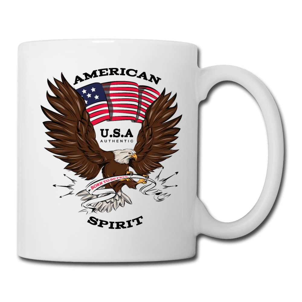American Spirit Coffee Mug white Loyalty Vibes