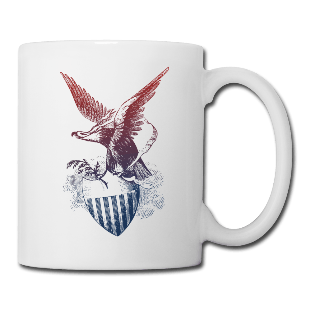 American Pride Coffee Mug white Loyalty Vibes