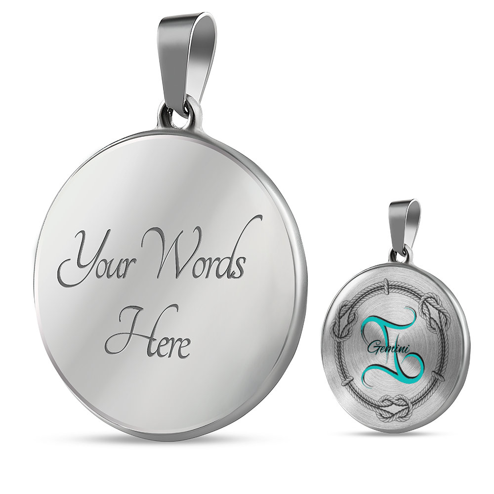 Sacred Gemini Necklace Luxury Necklace (Silver) Yes - Loyalty Vibes