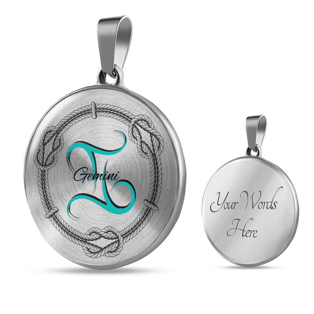 Sacred Gemini Necklace - Loyalty Vibes