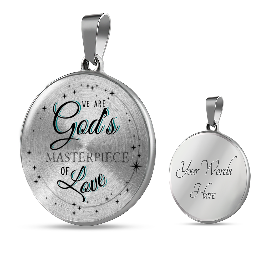 We Are God's Masterpiece Necklace - Loyalty Vibes