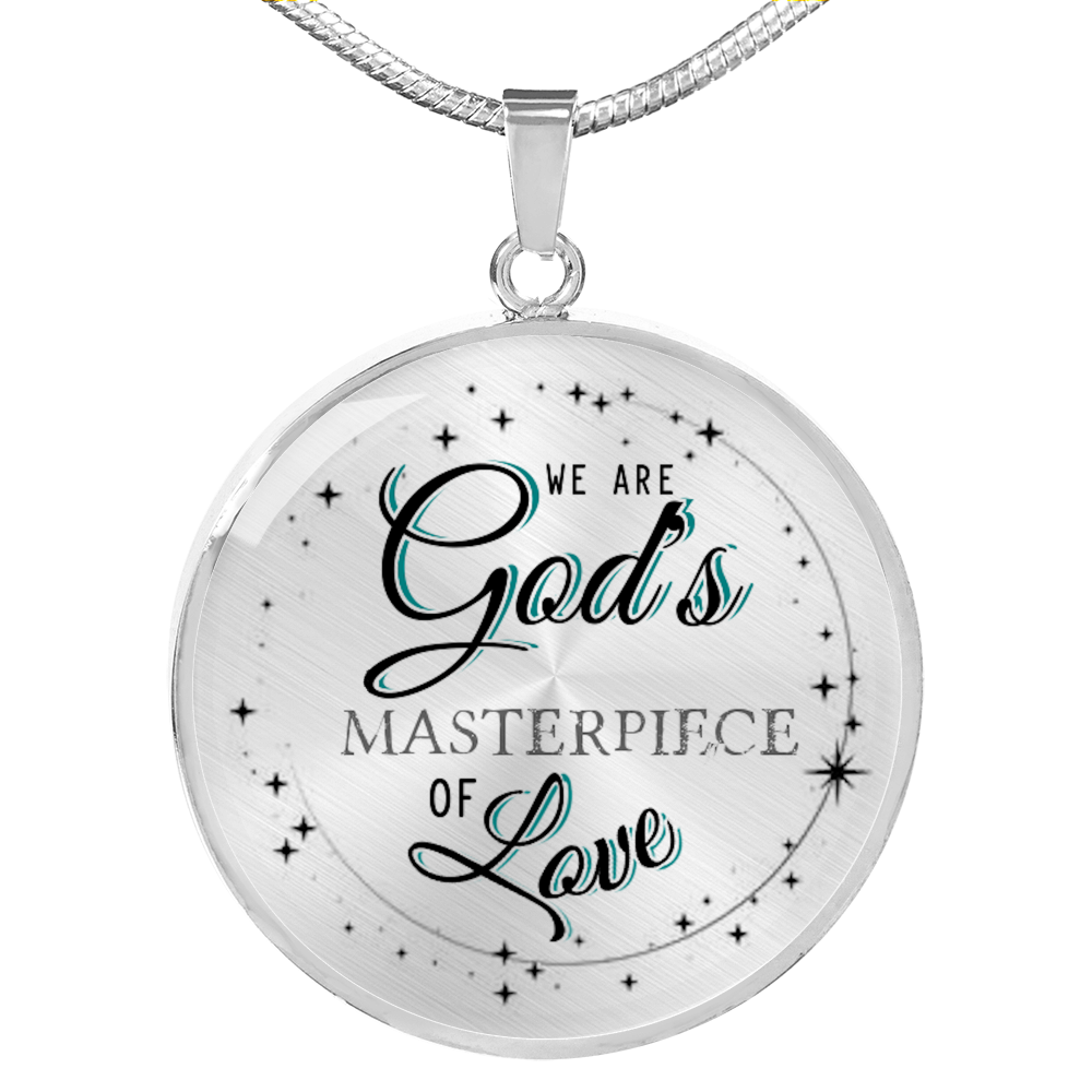 We Are God's Masterpiece Necklace Luxury Necklace (Silver) No - Loyalty Vibes
