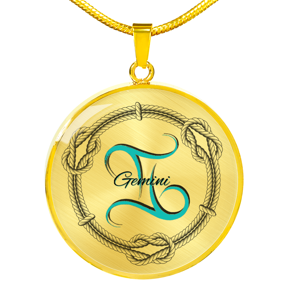 Sacred Gemini Necklace Luxury Necklace (Gold) No - Loyalty Vibes