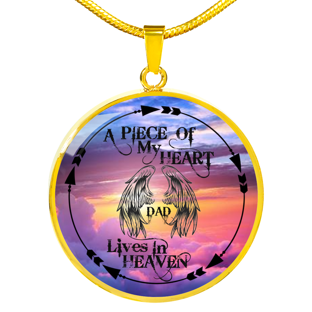 Dad In Heaven Keepsake Necklace - Loyalty Vibes