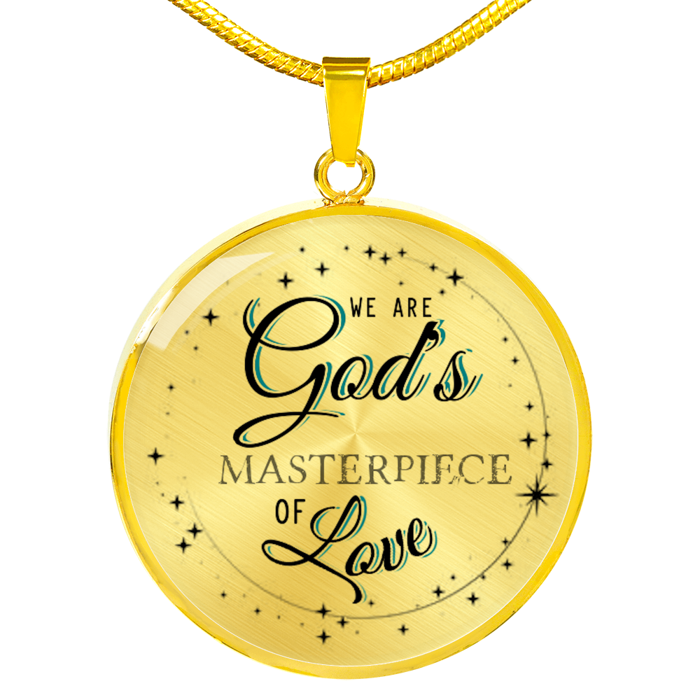 We Are God's Masterpiece Necklace Luxury Necklace (Gold) No - Loyalty Vibes