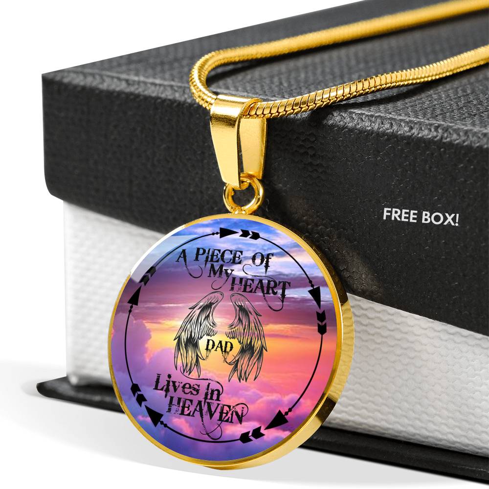 Dad In Heaven Keepsake Necklace - Loyalty Vibes