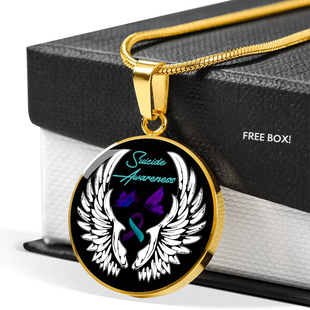 Loyalty Vibes Suicide Survivor Necklace Gold Yes