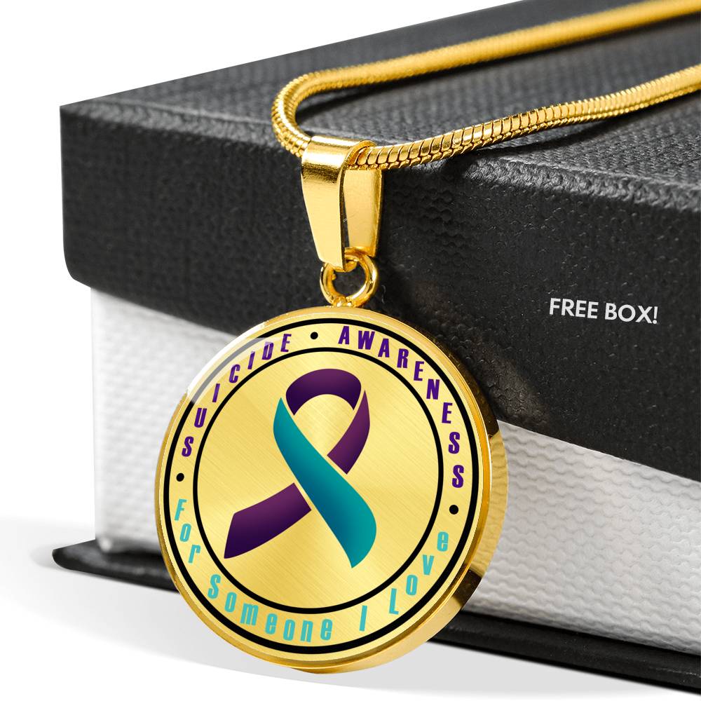 Suicide Awareness Necklace Luxury Necklace (Gold) Yes Loyalty Vibes