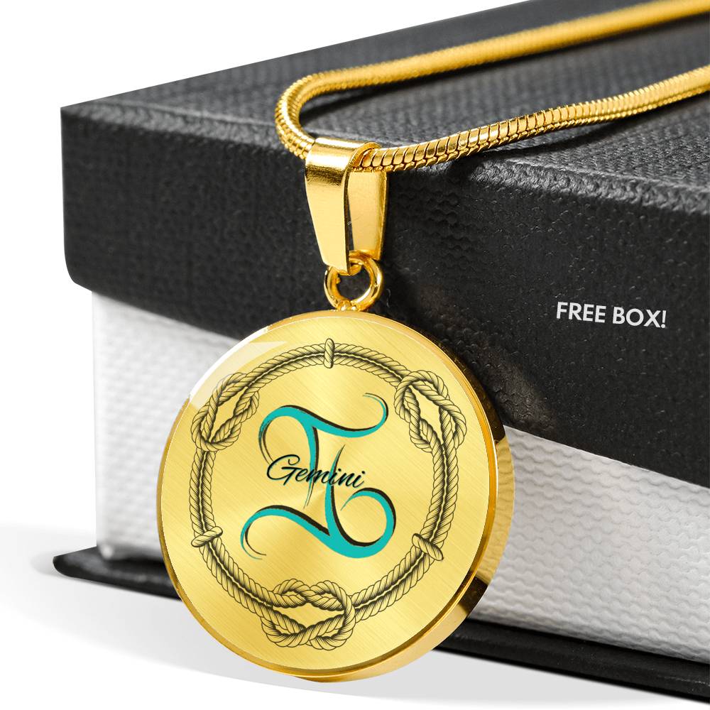 Sacred Gemini Necklace - Loyalty Vibes