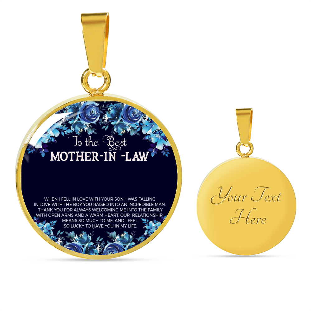 Best Mother In Law Necklace Luxury Necklace (Gold) - Loyalty Vibes