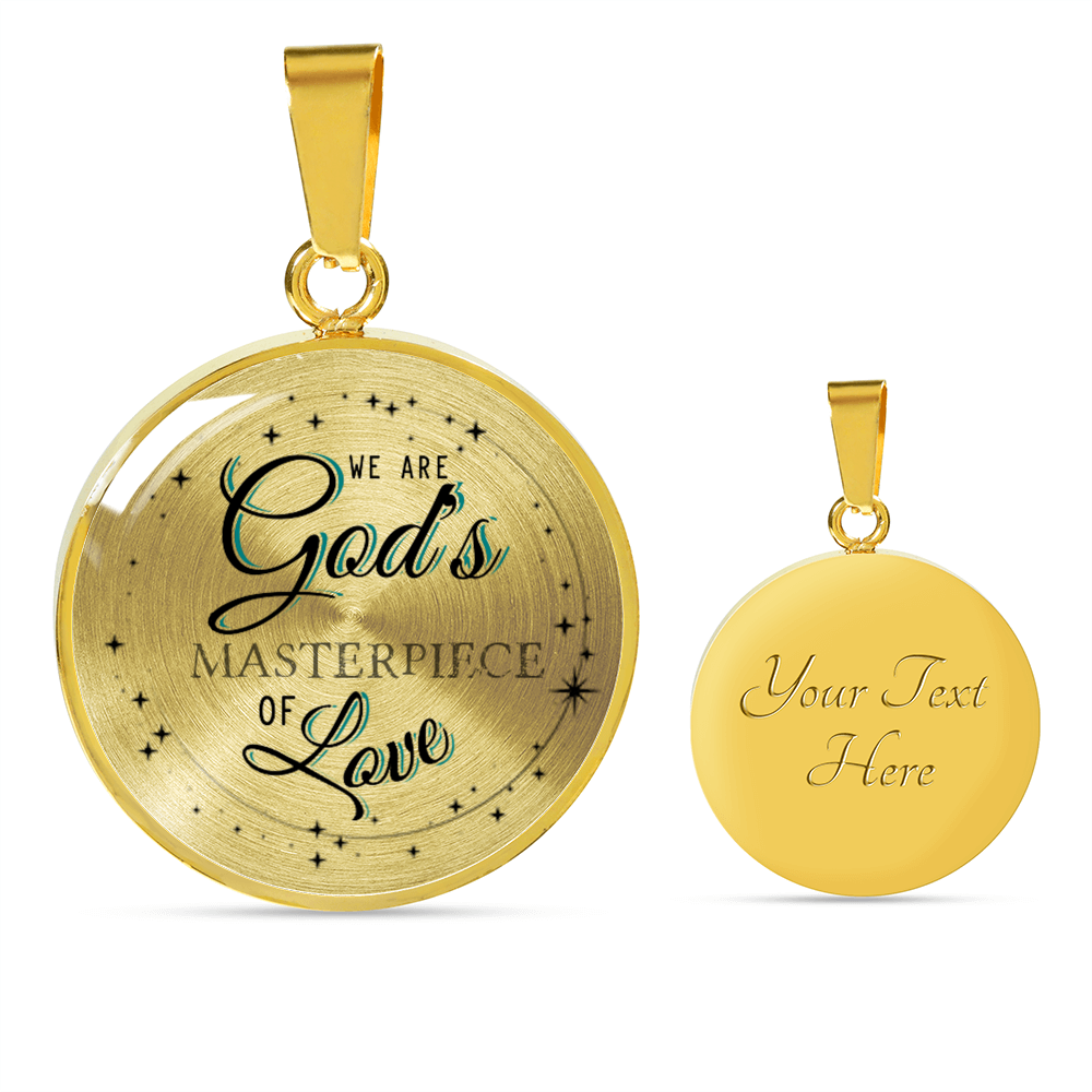 We Are God's Masterpiece Necklace Luxury Necklace (Gold) Yes - Loyalty Vibes