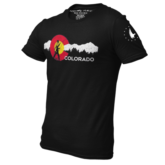 Loyalty Vibes Baydify Colorado T-Shirt Black Men's Loyalty Vibes