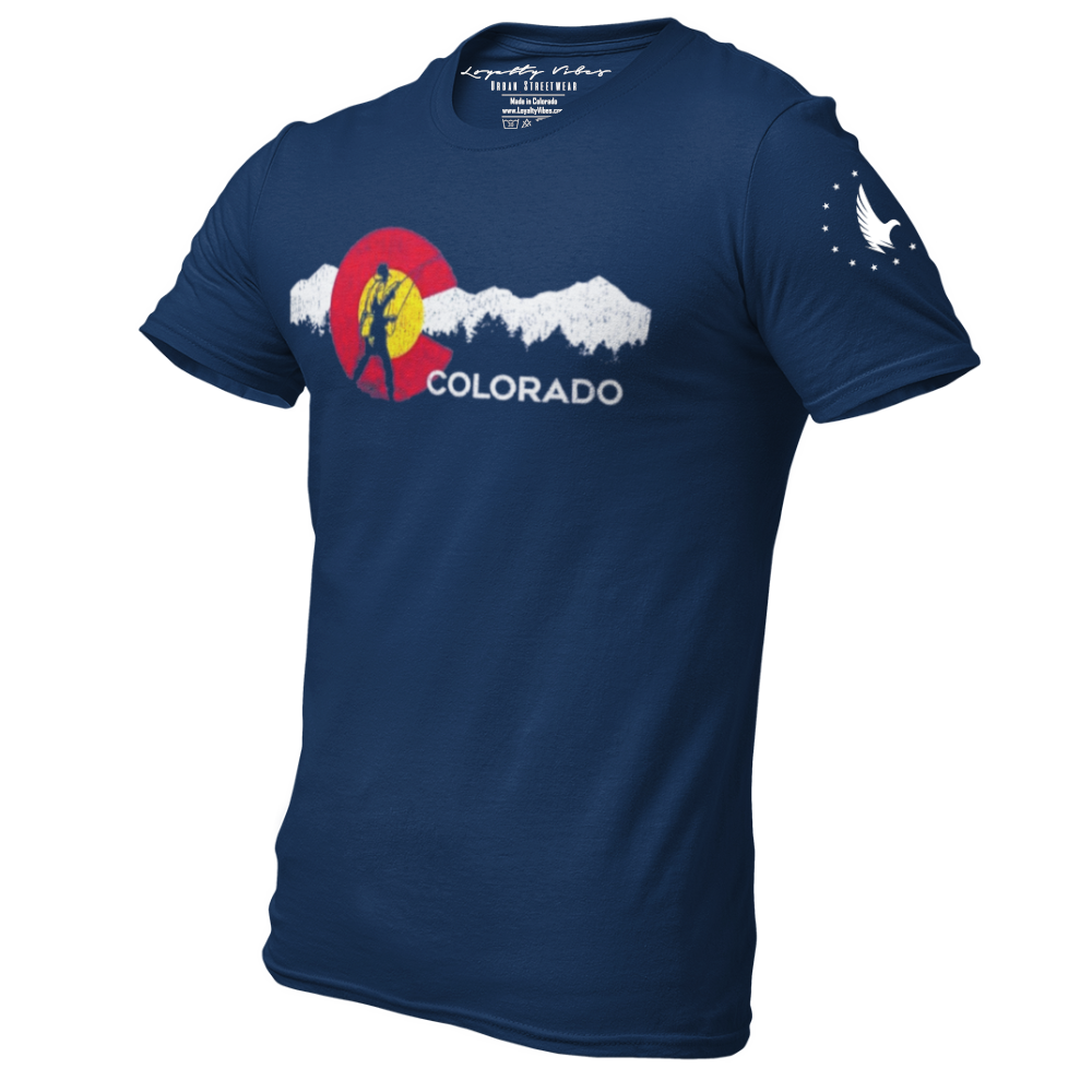 Loyalty Vibes Baydify Colorado T-Shirt Navy Men's Loyalty Vibes