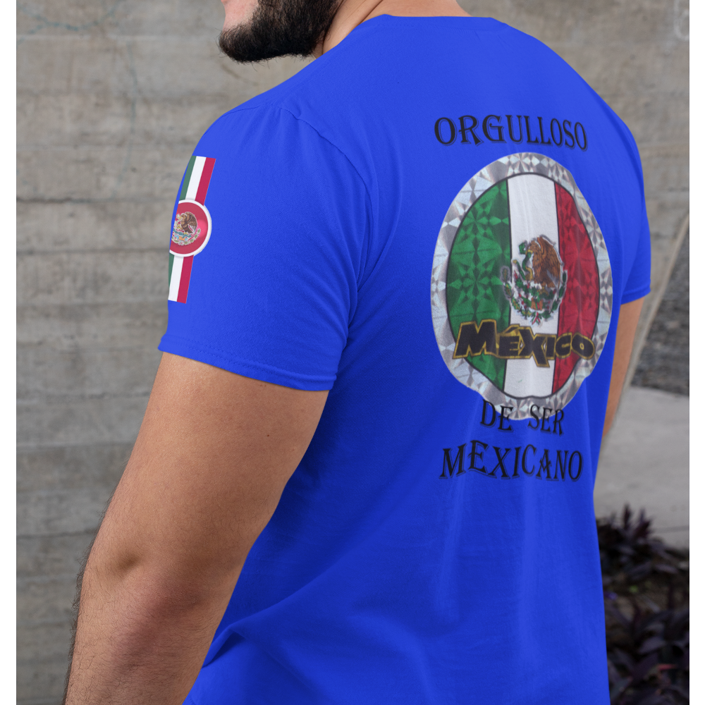Loyalty Vibes Orgulloso De Ser Mexicano Tee Blue Loyalty Vibes