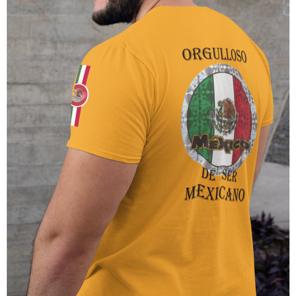 Loyalty Vibes Orgulloso De Ser Mexicano Tee Gold Loyalty Vibes