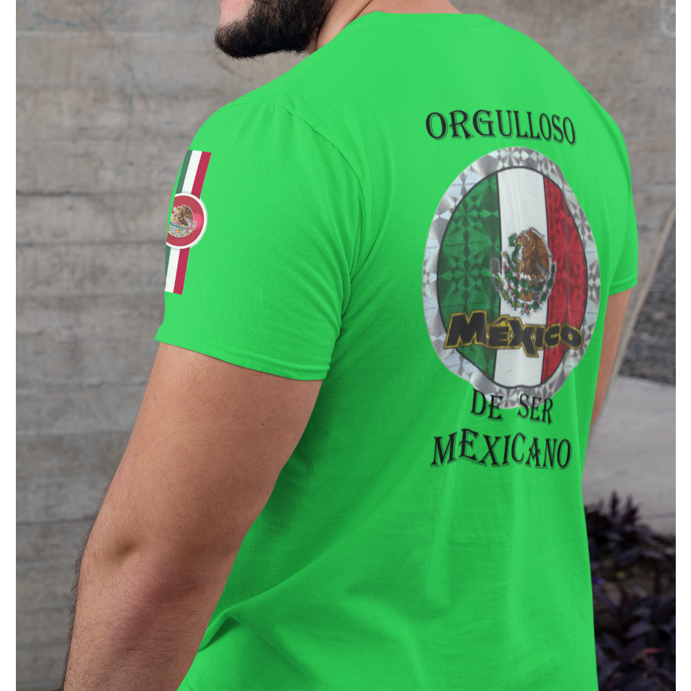 Loyalty Vibes Orgulloso De Ser Mexicano Tee Green Loyalty Vibes