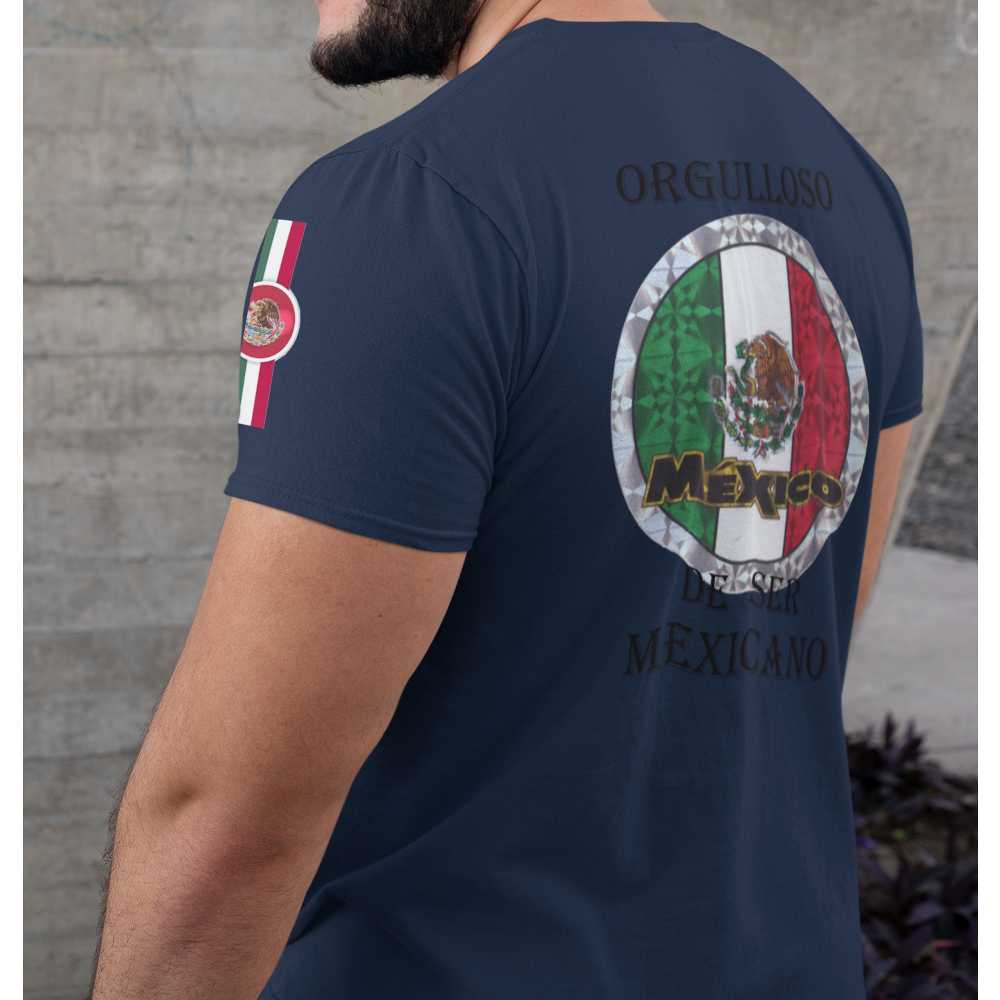 Loyalty Vibes Orgulloso De Ser Mexicano Tee Navy Loyalty Vibes