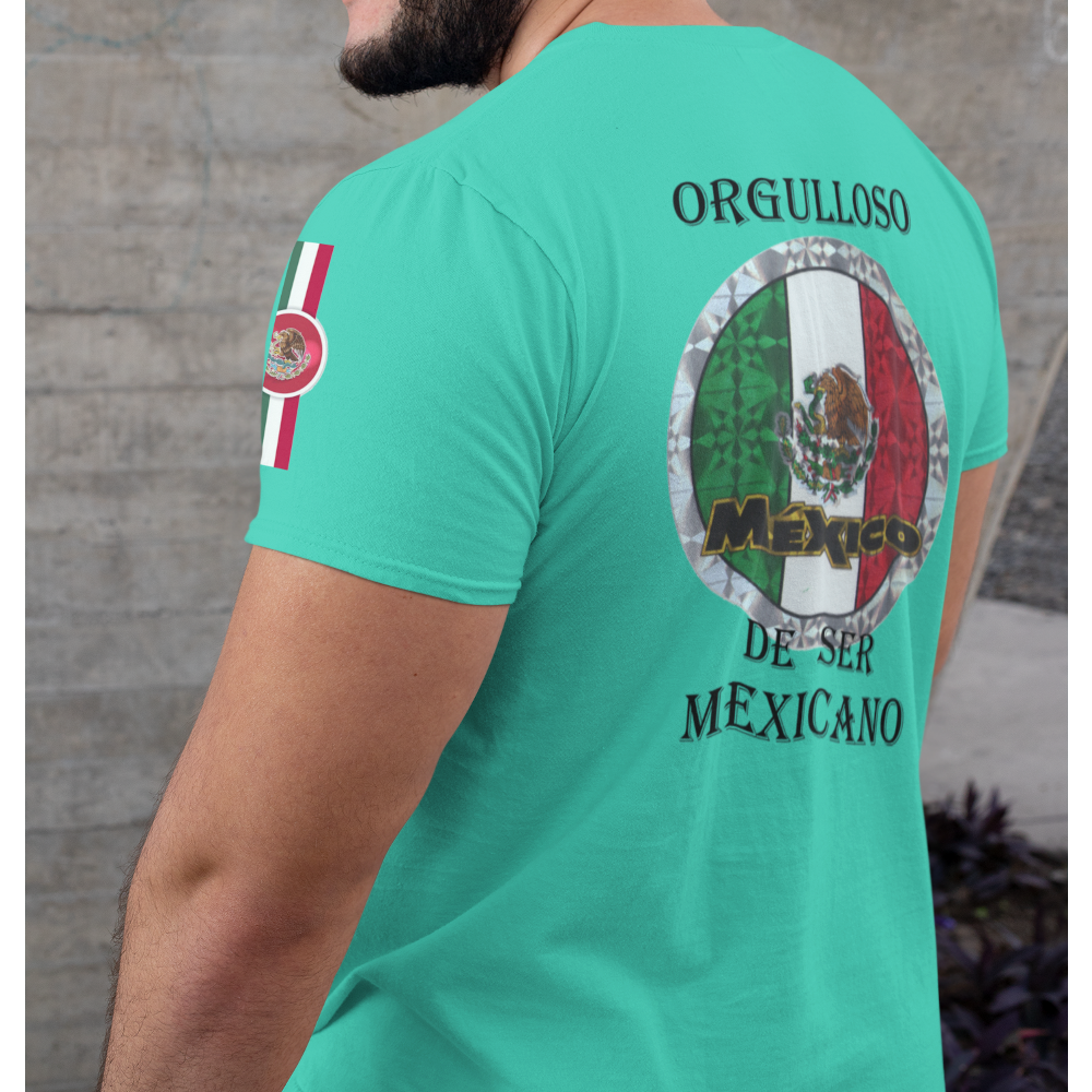 Loyalty Vibes Orgulloso De Ser Mexicano Tee Teal Loyalty Vibes