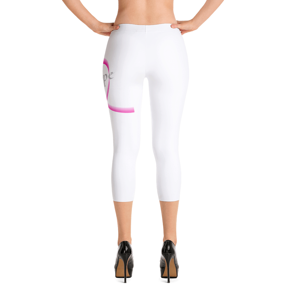 Breast Cancer Awareness Capri Leggings Loyalty Vibes