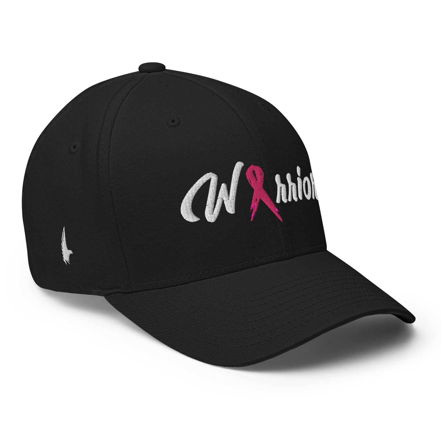 Loyalty Vibes Breast Cancer Warrior Fitted Hat Black Loyalty Vibes