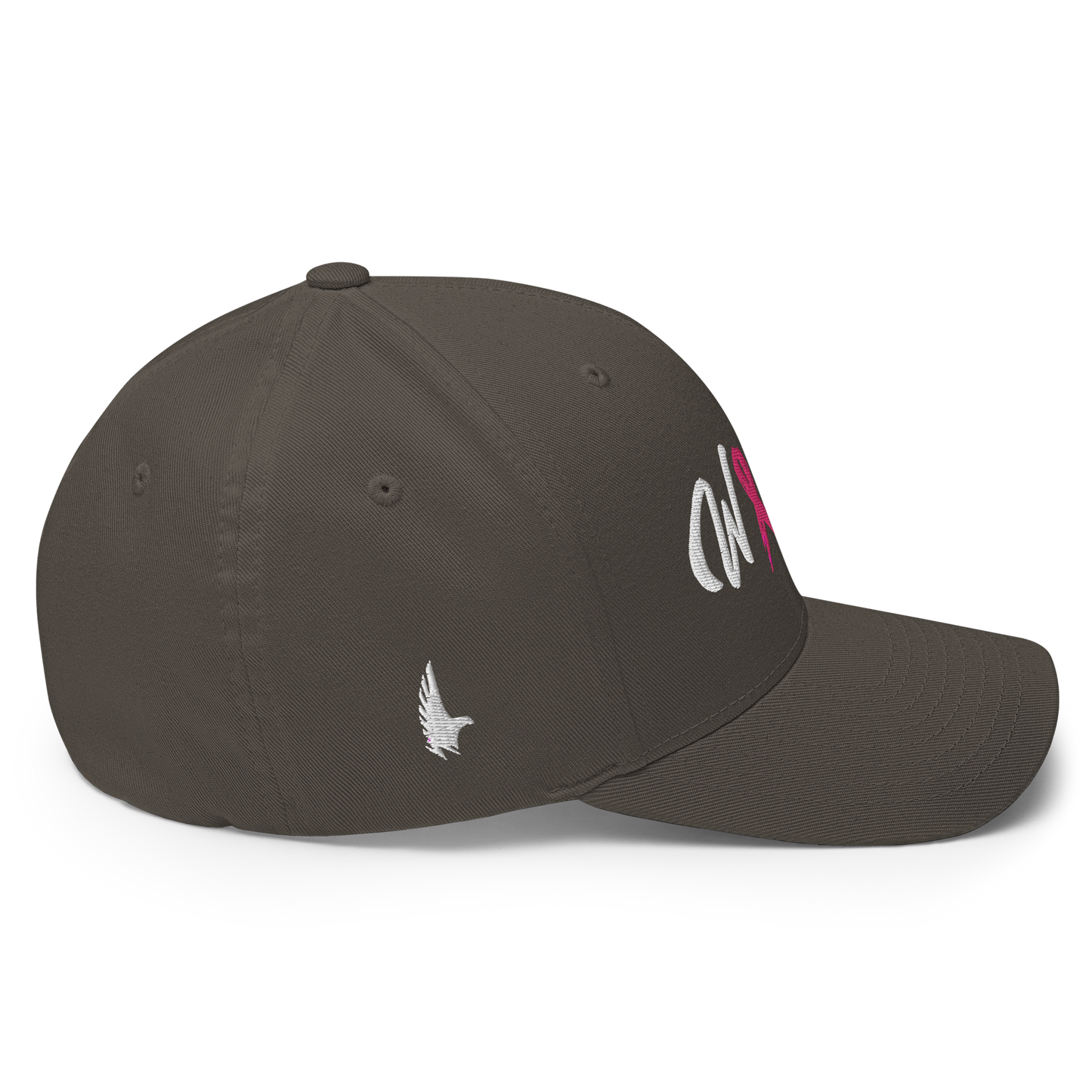 Loyalty Vibes Breast Cancer Warrior Fitted Hat Loyalty Vibes