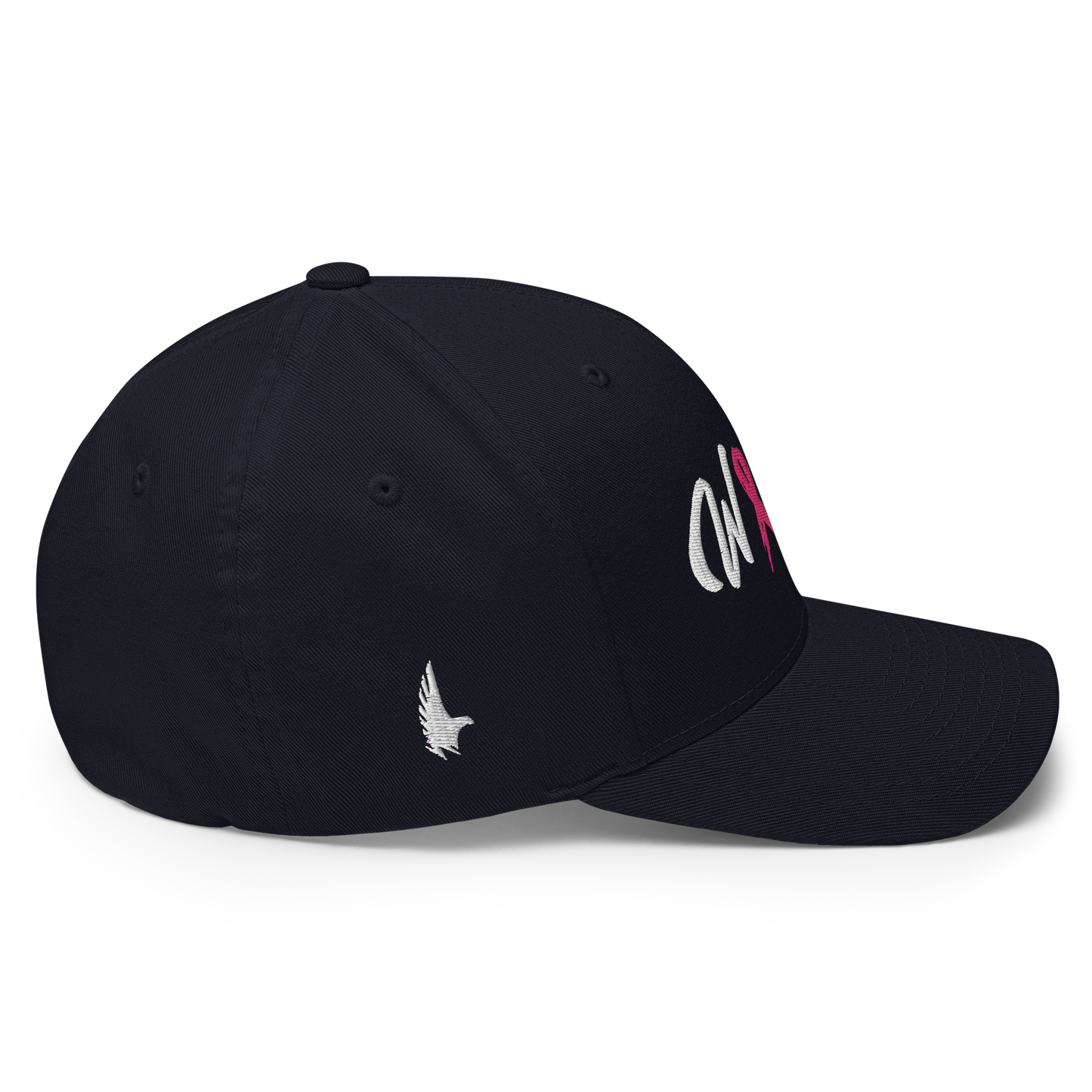 Loyalty Vibes Breast Cancer Warrior Fitted Hat Loyalty Vibes