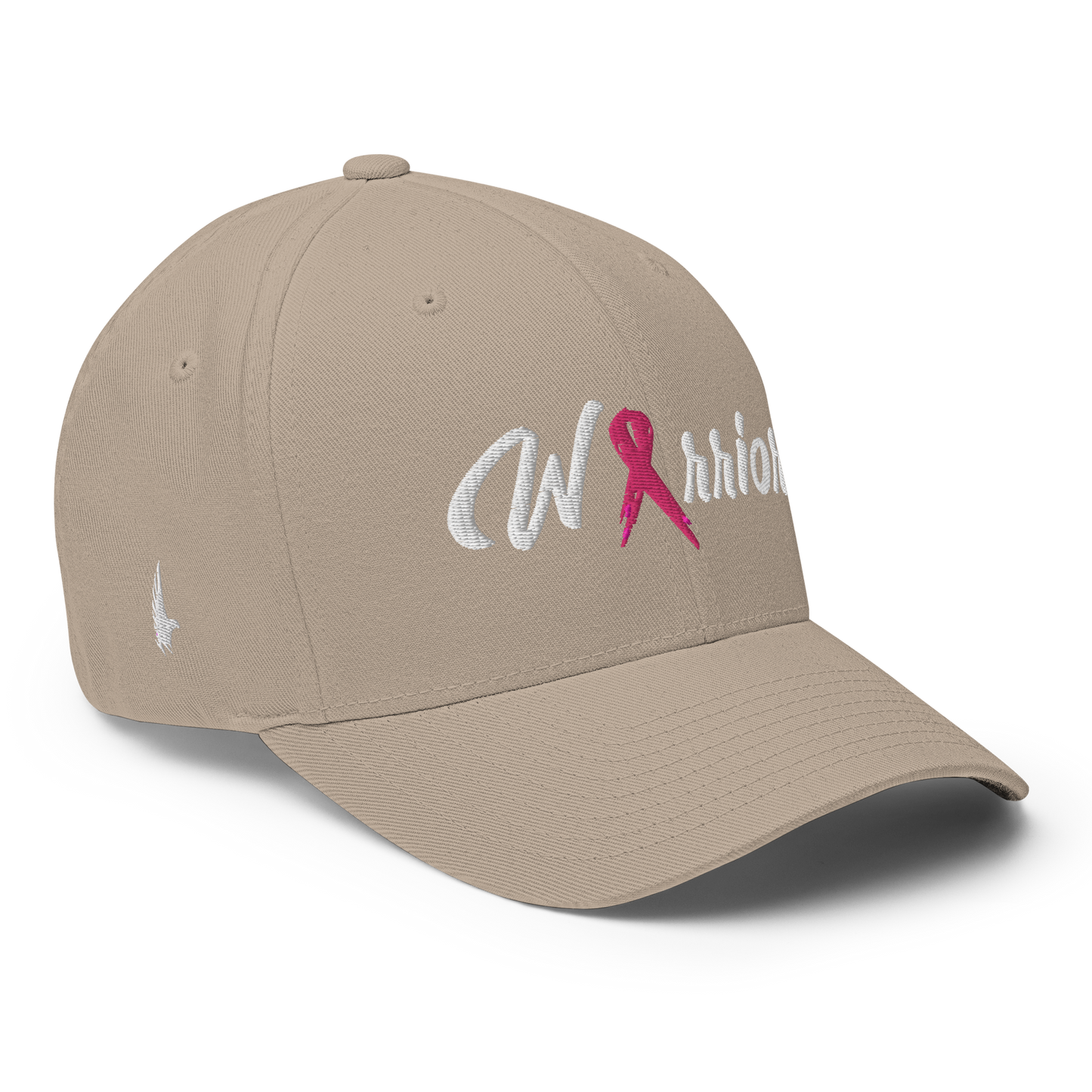 Loyalty Vibes Breast Cancer Warrior Fitted Hat Sandstone Loyalty Vibes