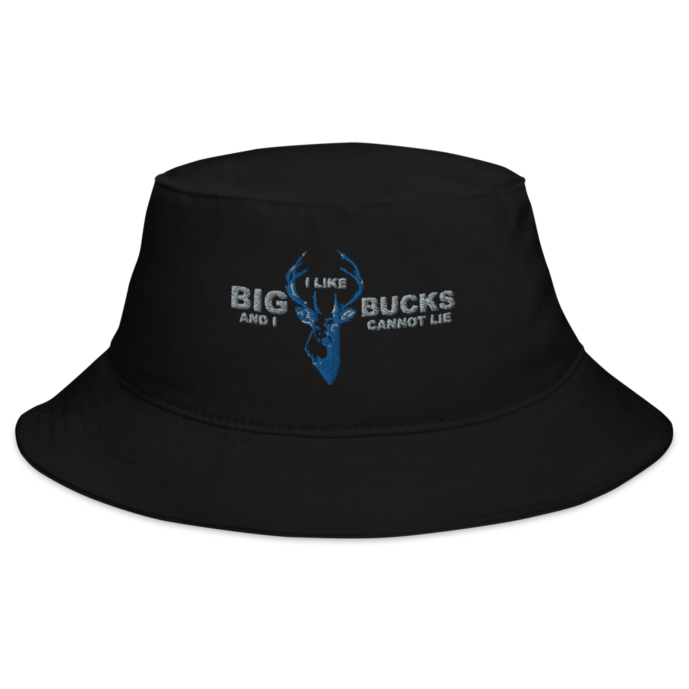 Loyalty Vibes Big Bucks Hunting Bucket Hat Black Loyalty Vibes