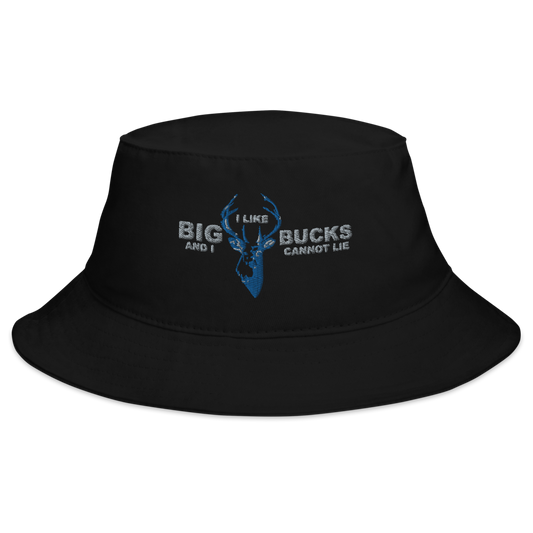 Loyalty Vibes Big Bucks Hunting Bucket Hat Black Loyalty Vibes