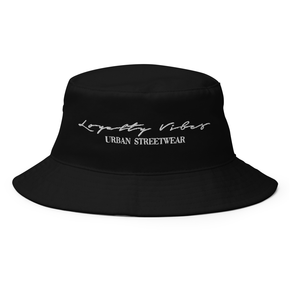 Loyalty Vibes Loyalty Vibes Classic Logo Bucket Hat Black