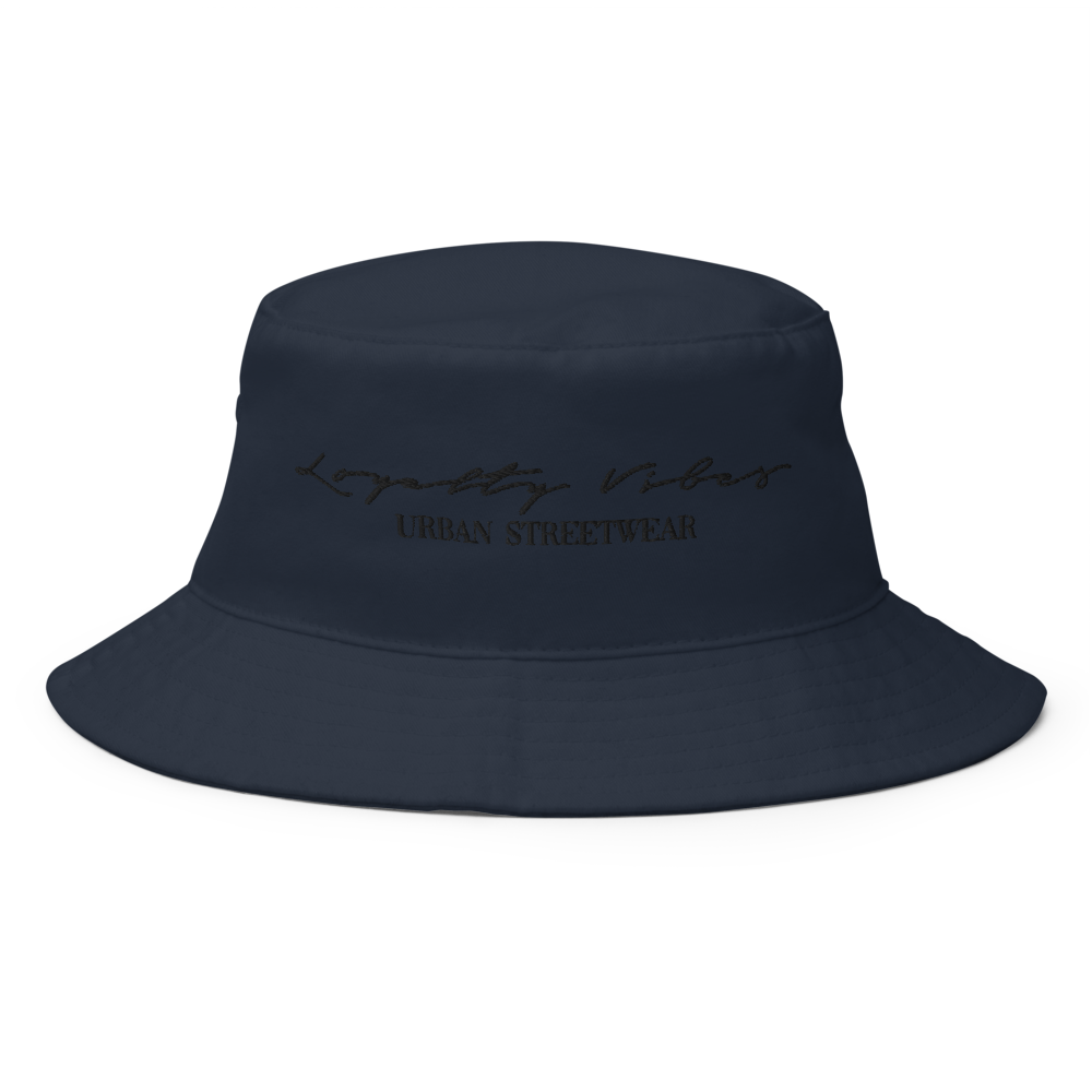 Loyalty Vibes Loyalty Vibes Classic Logo Bucket Hat Navy