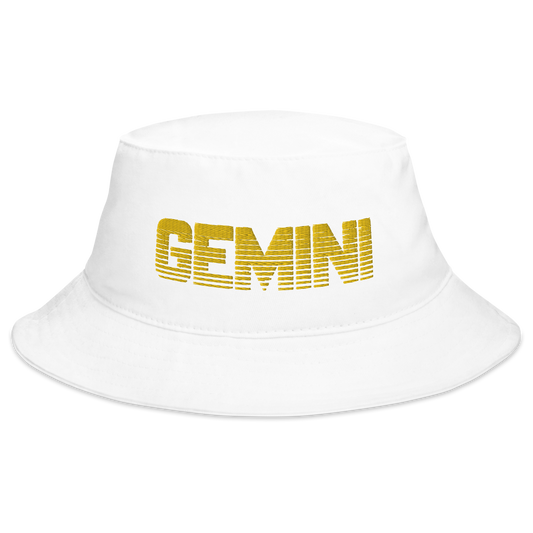 Loyalty Vibes Gemini Bucket Hat White Loyalty Vibes