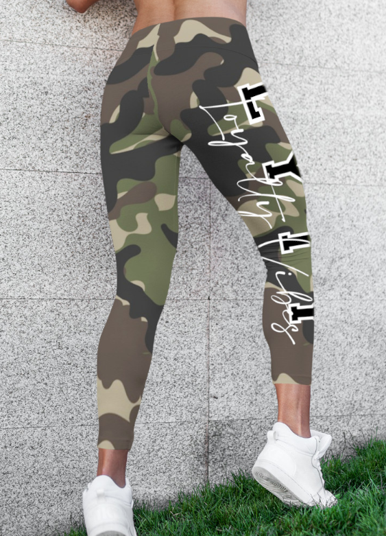 Loyalty Vibes Camo Loyalty Leggings Camo Streetwear Leggings