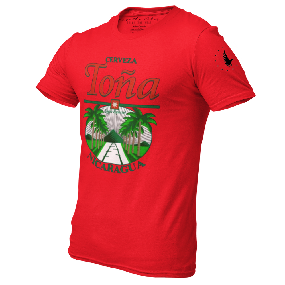 Loyalty Vibes Cerveza Nicaragua T-Shirt Red Loyalty Vibes