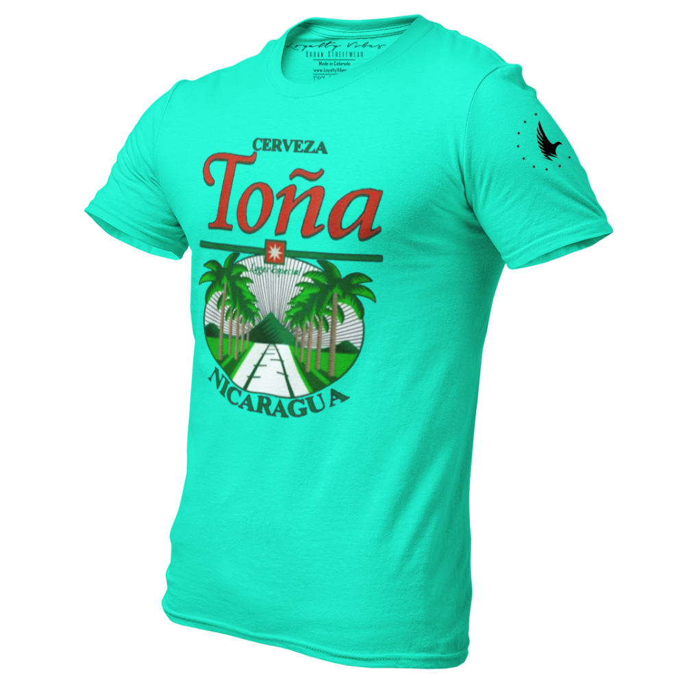 Loyalty Vibes Cerveza Nicaragua T-Shirt Teal Loyalty Vibes