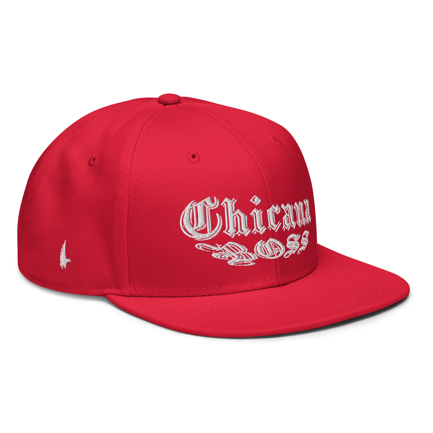 Loyalty Vibes Chicana Boss Snapback Hat Red OS Loyalty Vibes