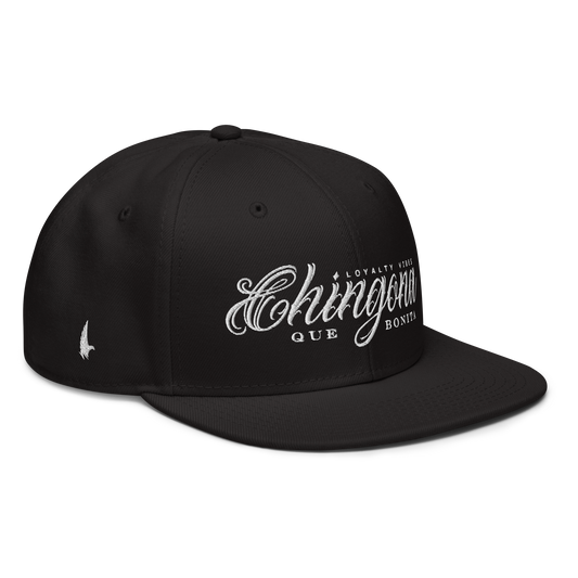 Loyalty Vibes Chingona Que Bonita Snapback Hat Black OS Loyalty Vibes