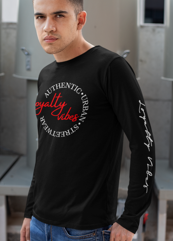 Classic Graphic Logo Long Sleeve Black Loyalty Vibes