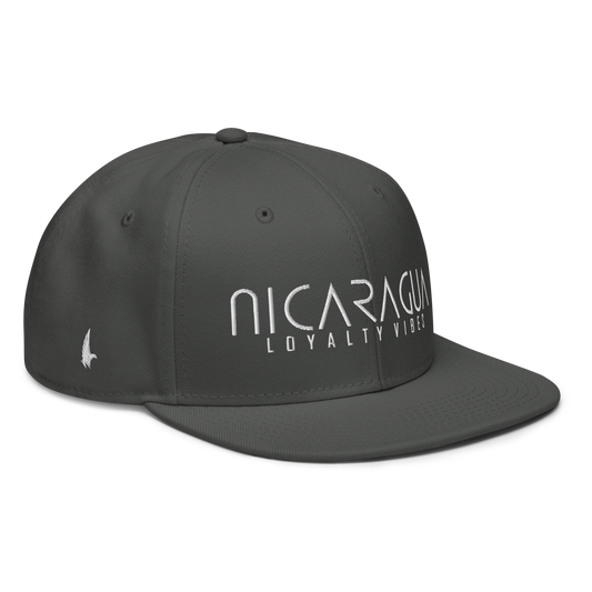 Loyalty Vibes Classic Nicaragua Snapback Hat Grey OS Loyalty Vibes