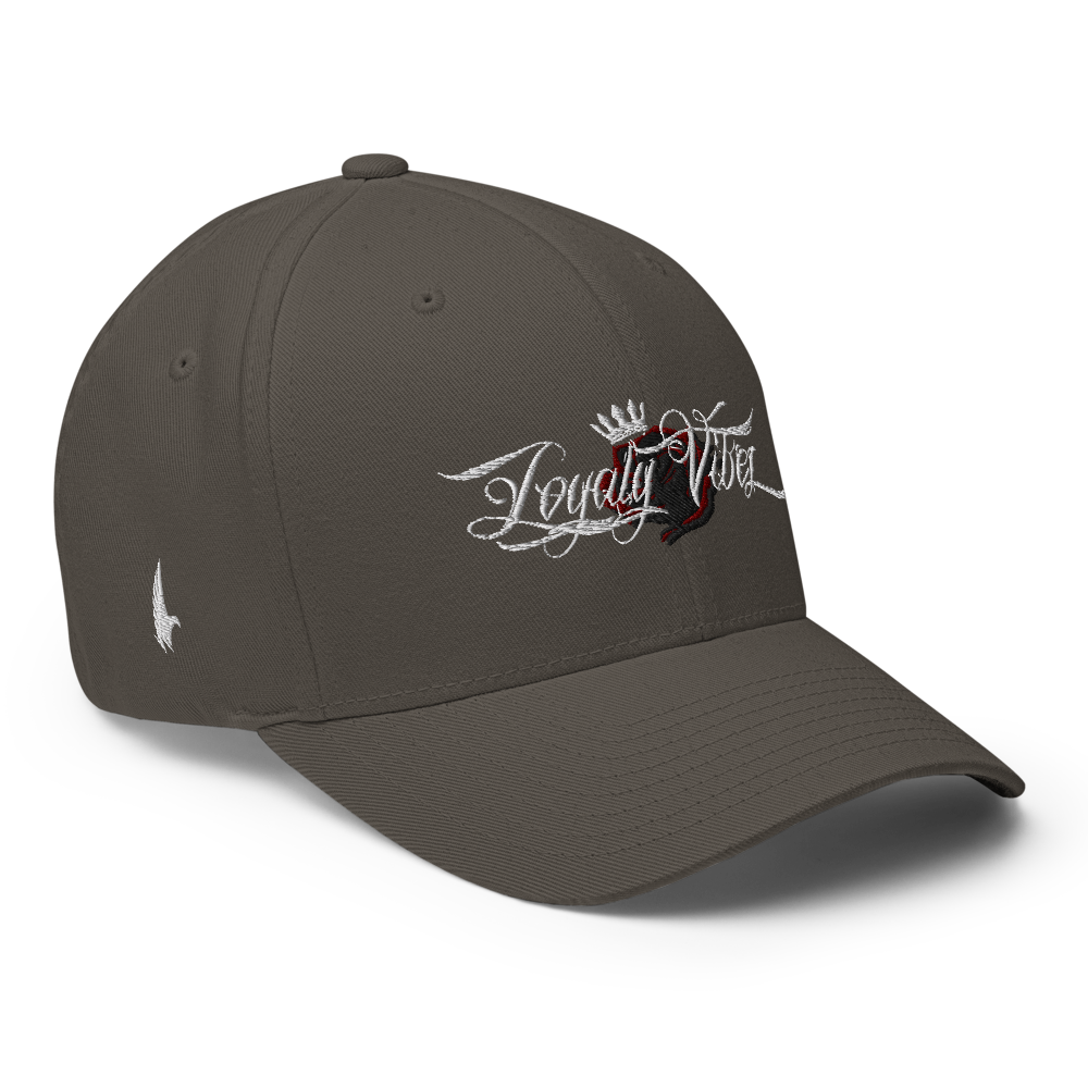 Loyalty Vibes Loyalty Vibes Fitted Hat Charcoal Grey