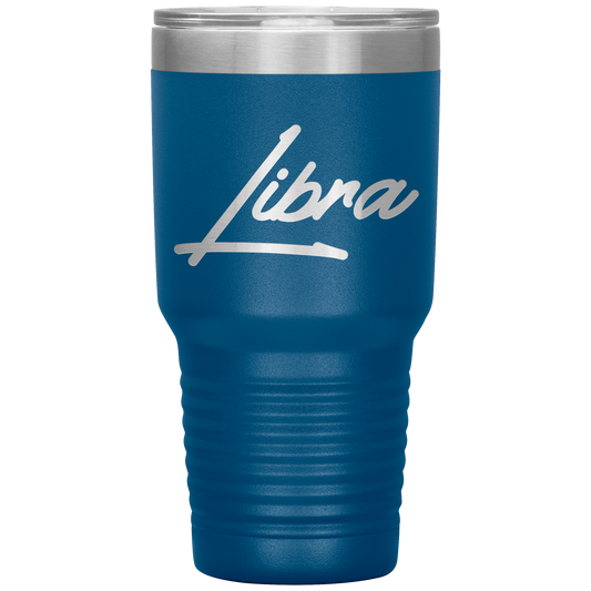 Libra Tumbler Blue Loyalty Vibes