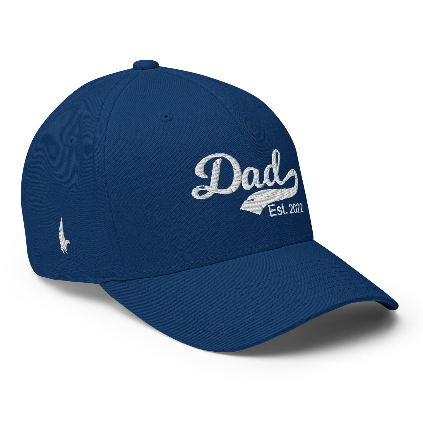 Loyalty Vibes Dad Est 2022 Fitted Hat Blue Loyalty Vibes