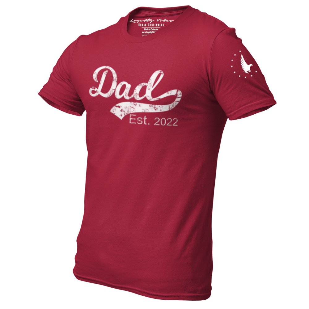 Loyalty Vibes Dad Est. T-Shirt Maroon Loyalty Vibes