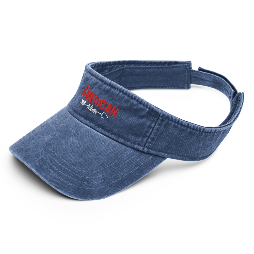 Vintage All American Mom Sun Visor Loyalty Vibes