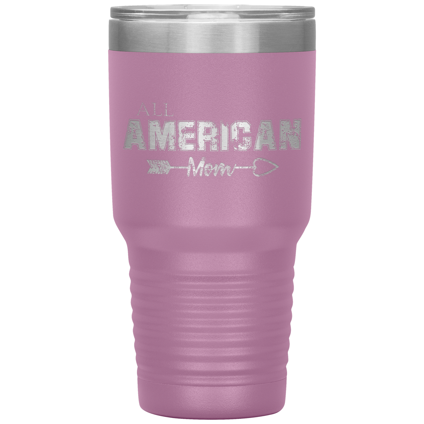 Loyalty Vibes All American Mom Tumbler Light Purple