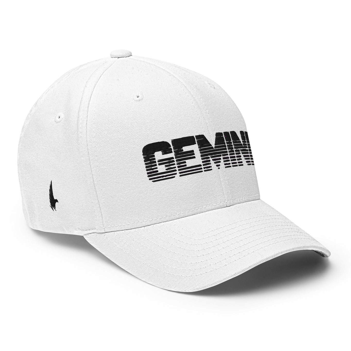 Loyalty Vibes Gemini Fitted Hat White Loyalty Vibes