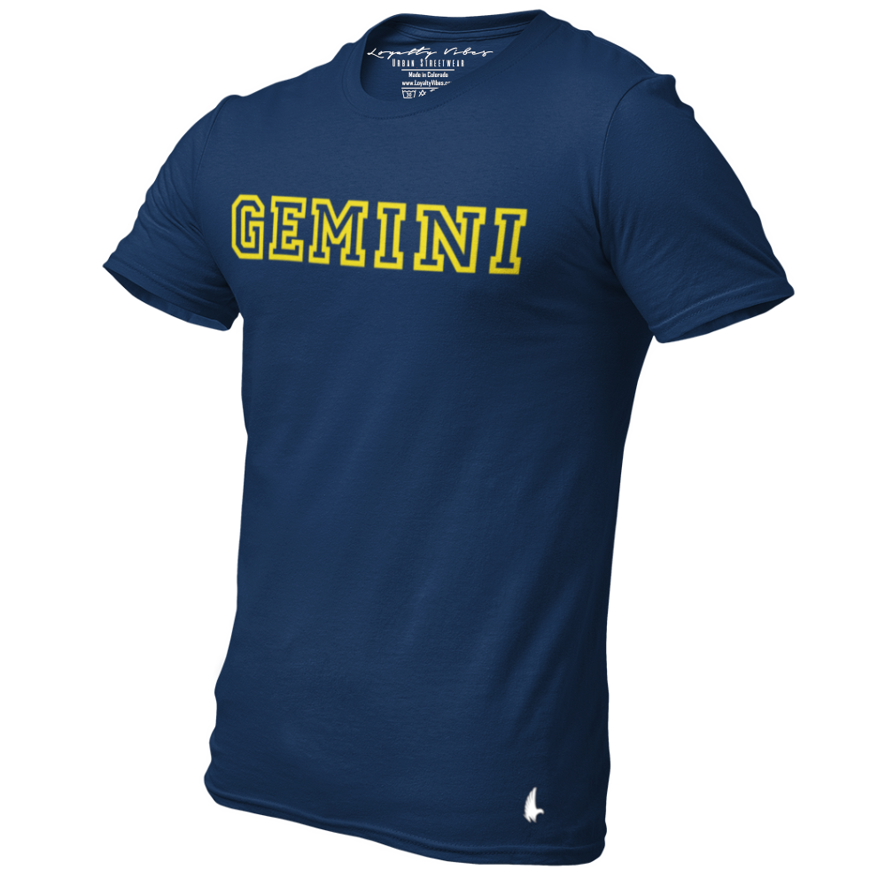 Loyalty Vibes Loyalty Vibes Gemini Legacy Graphic T-Shirt Navy Blue Men's