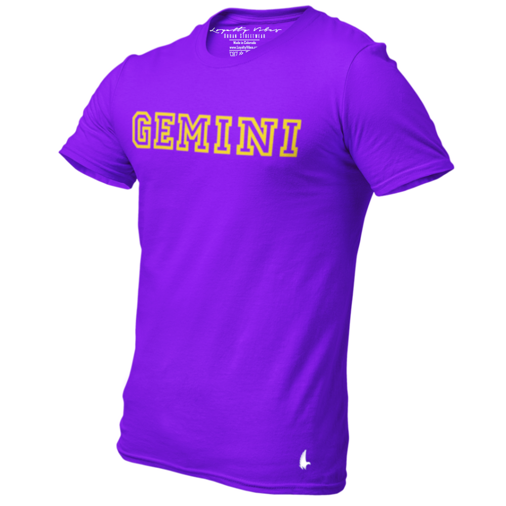 Loyalty Vibes Loyalty Vibes Gemini Legacy Graphic T-Shirt Purple Men's