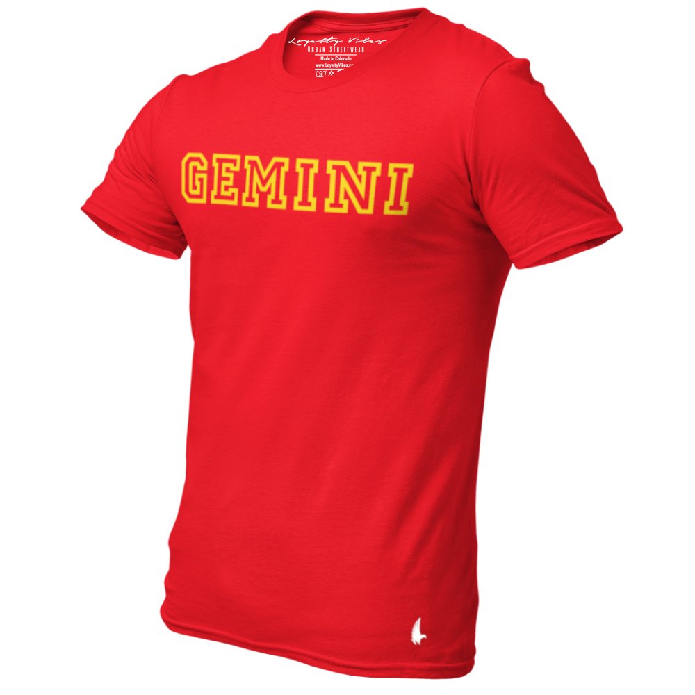 Loyalty Vibes Loyalty Vibes Gemini Legacy Graphic T-Shirt Red Men's